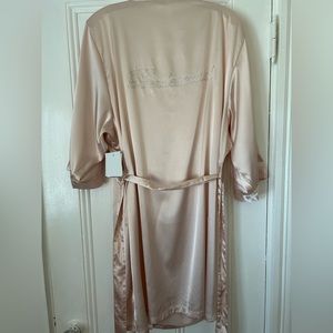 David’s Bridal silk bridesmaid robe w/ rhinestones!